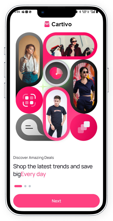 Cartivo – Complete Flutter eCommerce Mobile App | Android & iOS + Admin Panel