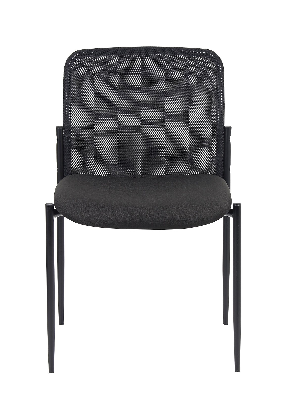 Boss Office Products Mesh Guest Chair in Black (B6919)