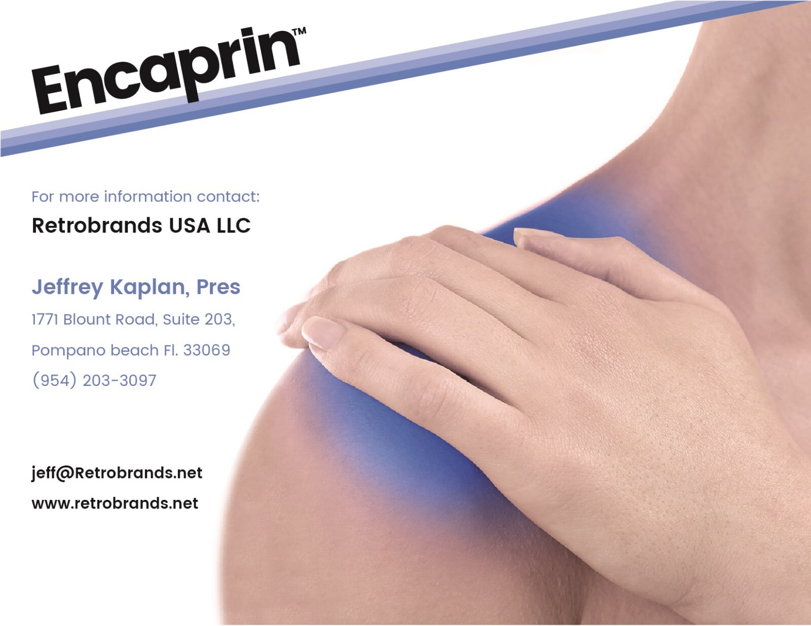 ENCAPRIN- ICONIC ARTHRITIS RELIEF – PERSONAL CARE – TRADEMARK FOR LICENSE/SALE