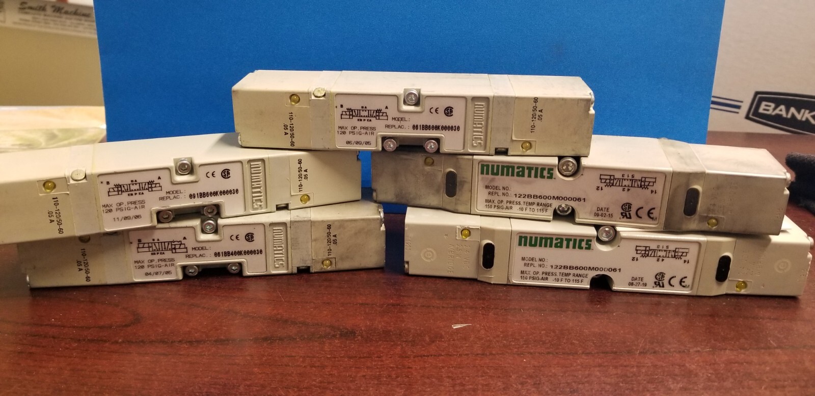 NUMATICS VALVES USED AND NEW