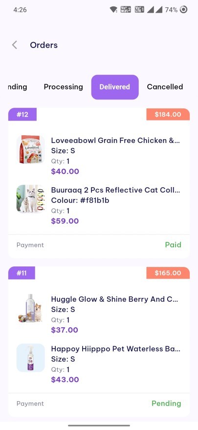 Petora – Flutter Multivendor Pet Care App | Android & iOS | Laravel Admin Panel