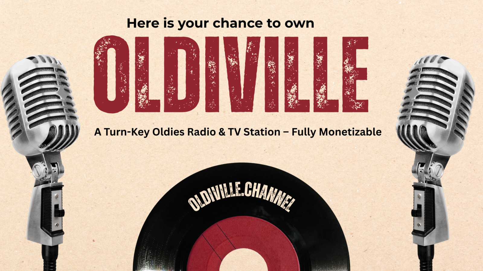 Invest in your own Internet Oldies Music Radio and TV Station Business Website