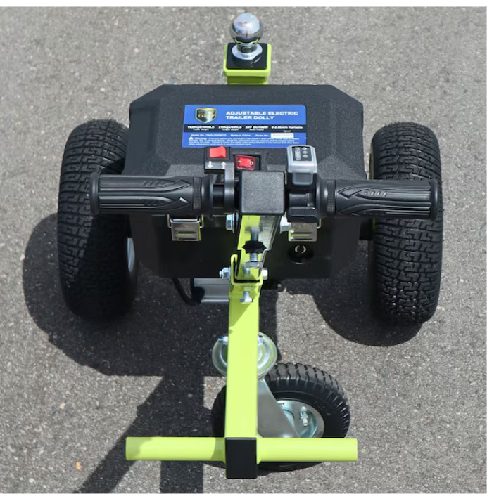 Tow Tuff TMD-35ETD8 Electric Trailer Dolly 3500 lb Adjustable Green – NEW BRAND