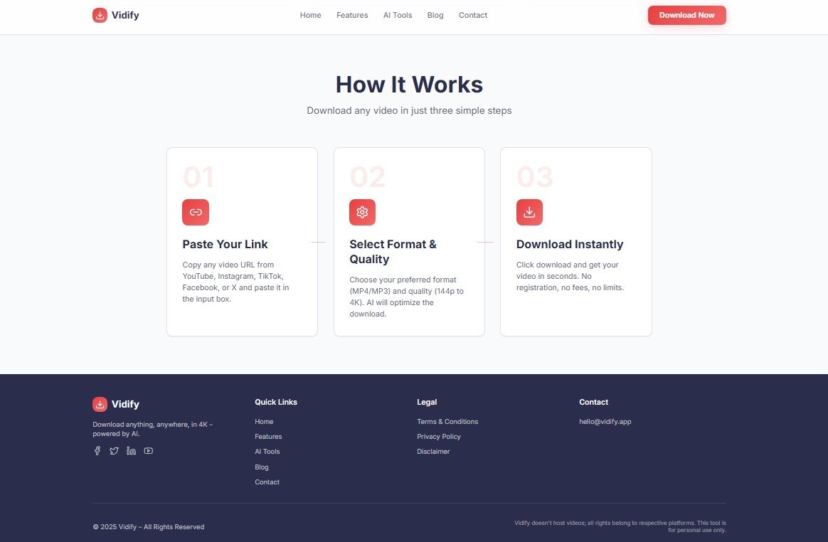 Video Downloader & Blogging Website For Sale: Ready-to-Launch with Installation