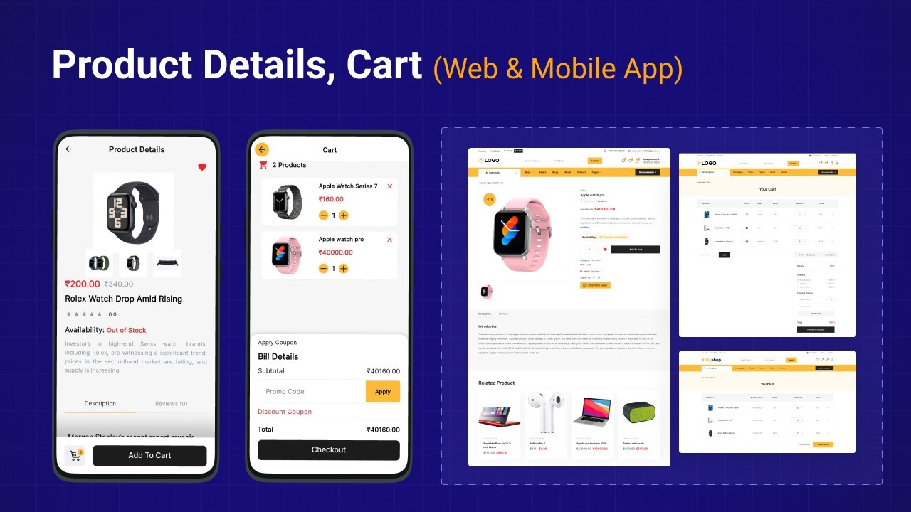 Shopix Multivendor eCommerce Flutter App | Android + iOS | Laravel Admin Panel