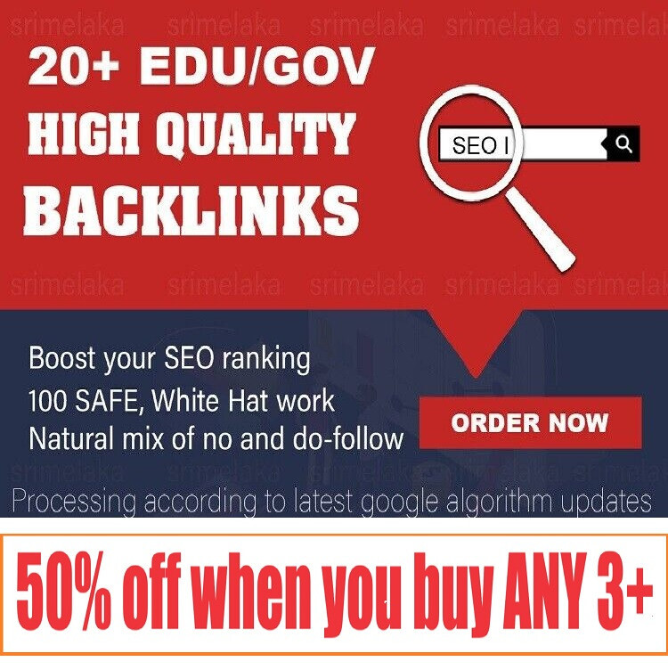 20+ EDU GOV High Quality Profile Backlinks
