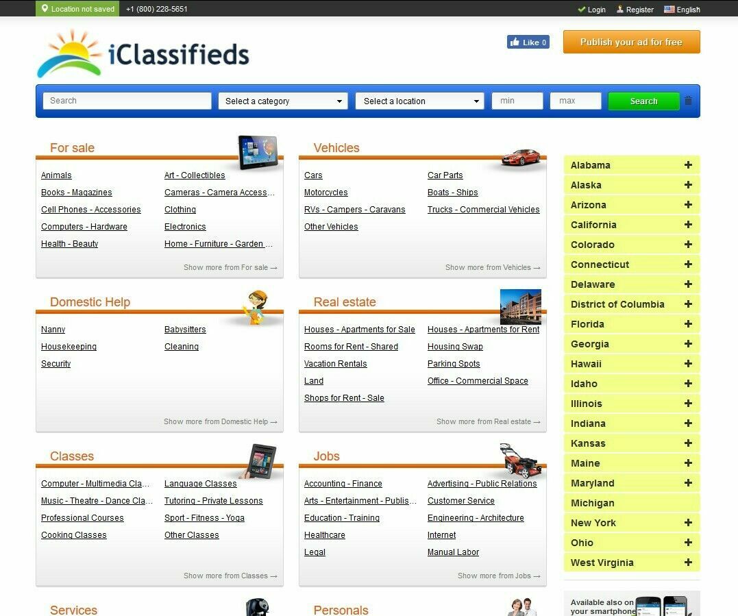 Professional Classifieds Website + Free Hosting Installation SSL