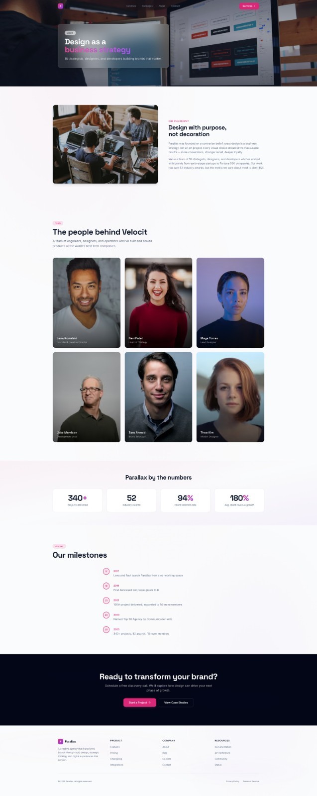 Premium Custom Website Design & Development – SEO Agency service Website