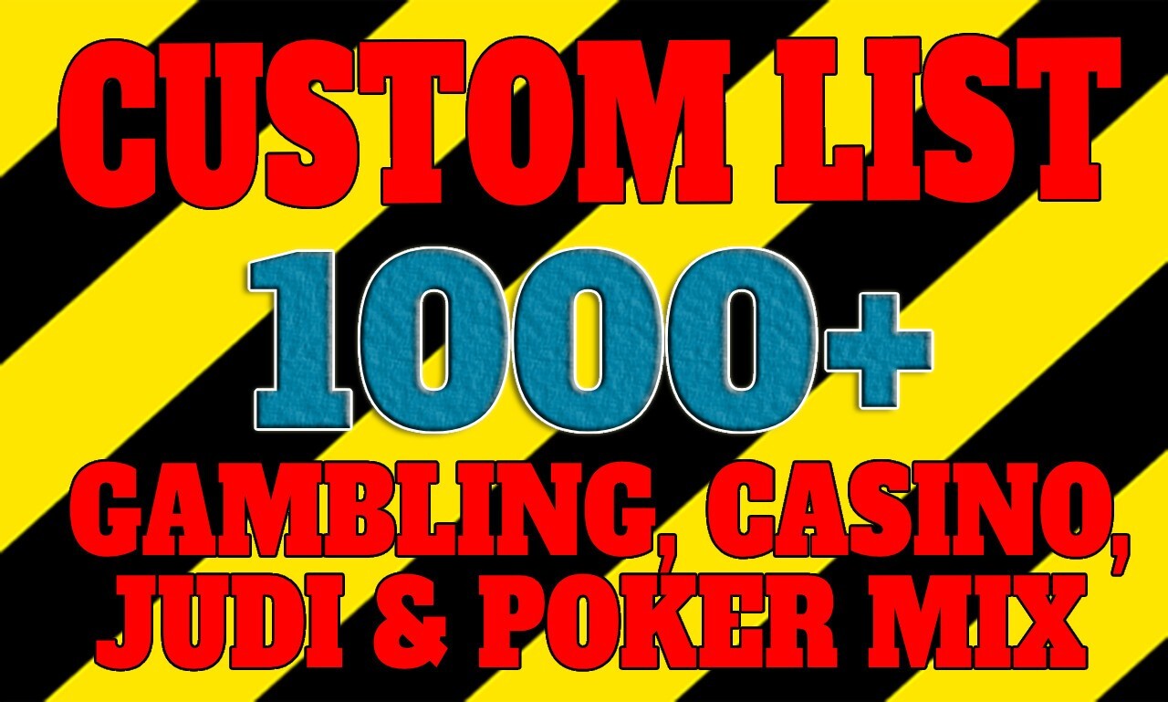 1000+ Gambling and casino SEO backlinks