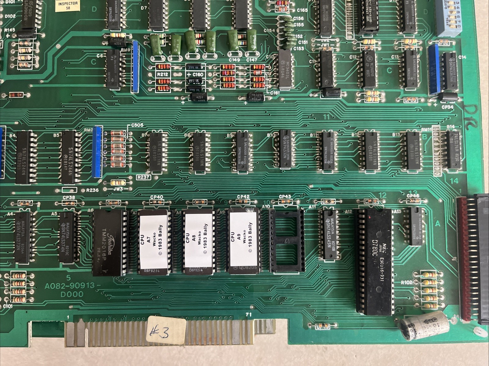 Wacko Arcade PCB Bally TESTED 100% Working Rare!!