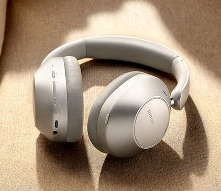 Pincun F6 Over-Ear Bluetooth Headphones with ANC Active Noise Cancelling -58DB