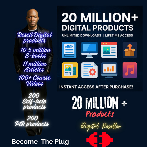 ⭐+20 Million PLR & MRR Digital Products Income Opportunity ⭐
