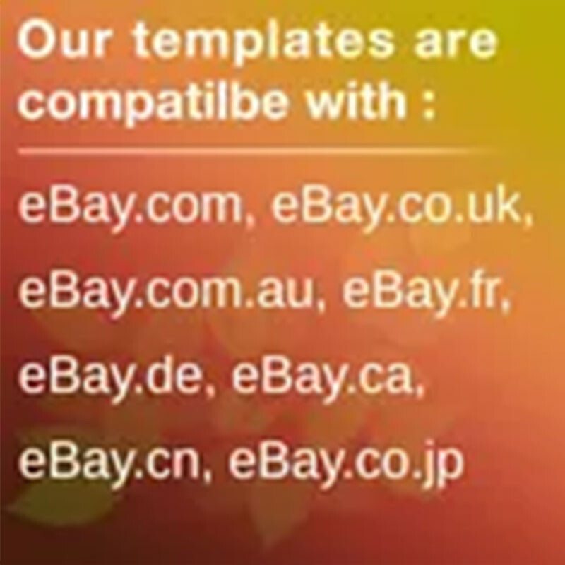 Professional Ebay Listing Template Mobile Friendly Design 2019 HTTPS Compiliant