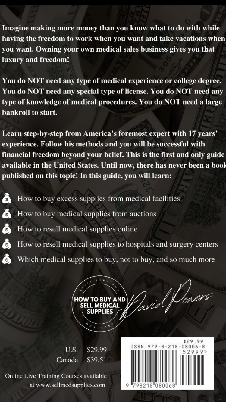 Start Your Own Business Buying & Selling Medical Supplies (Published Oct 2022)