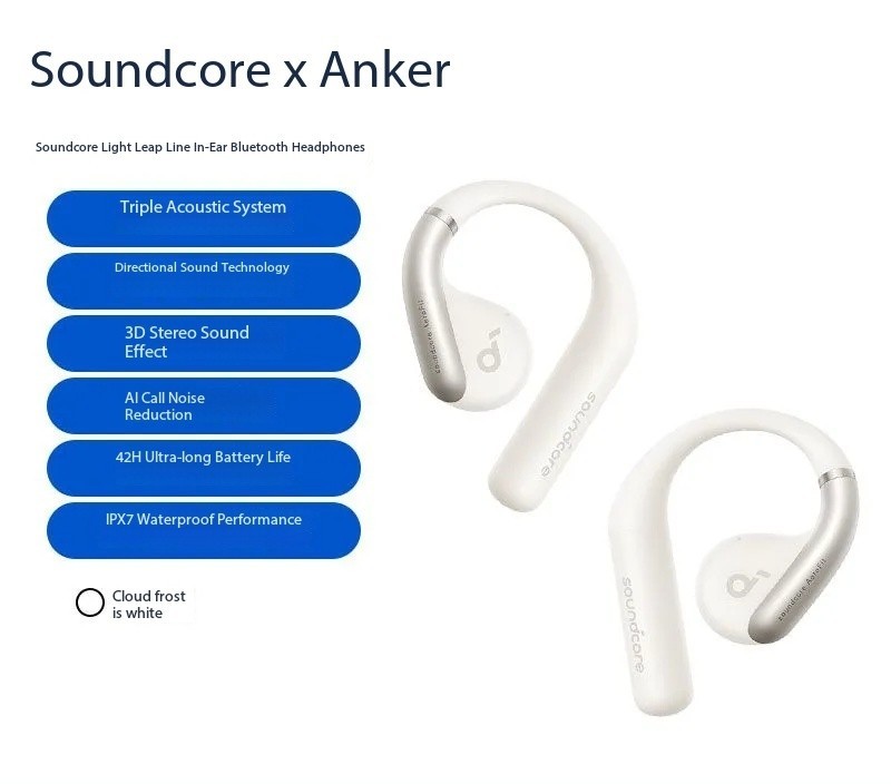 SOUNDCORE AeroFit Light Jump Line Open Bluetooth Ear Hook Earphones