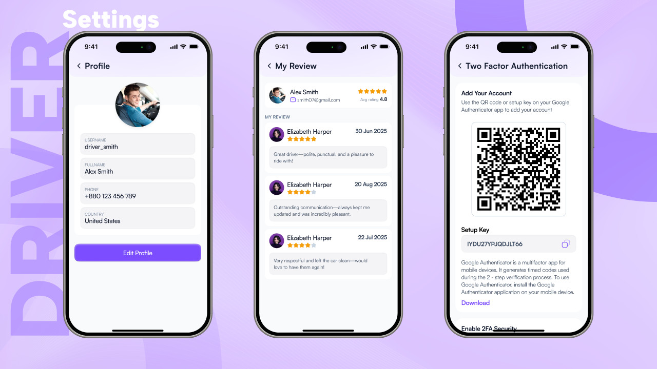 OvaGo – Flutter Complete Ride Sharing Solution App | Android + iOS | Laravel