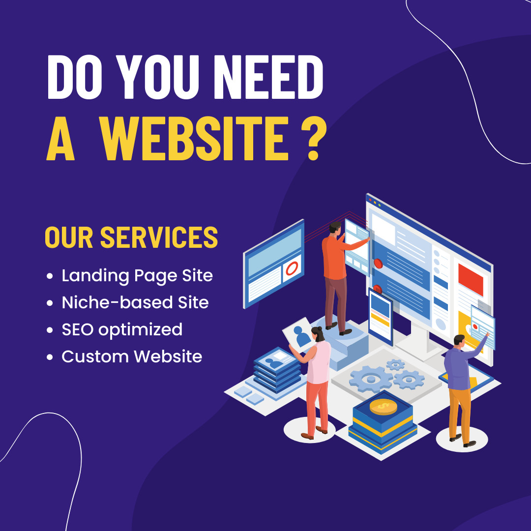 CUSTOM NICHE-BASED WEBSITE DESIGN – Modern and Responsive Website .