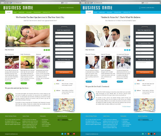Business Website with Appointment Booking System for Beauty Salons, Doctors
