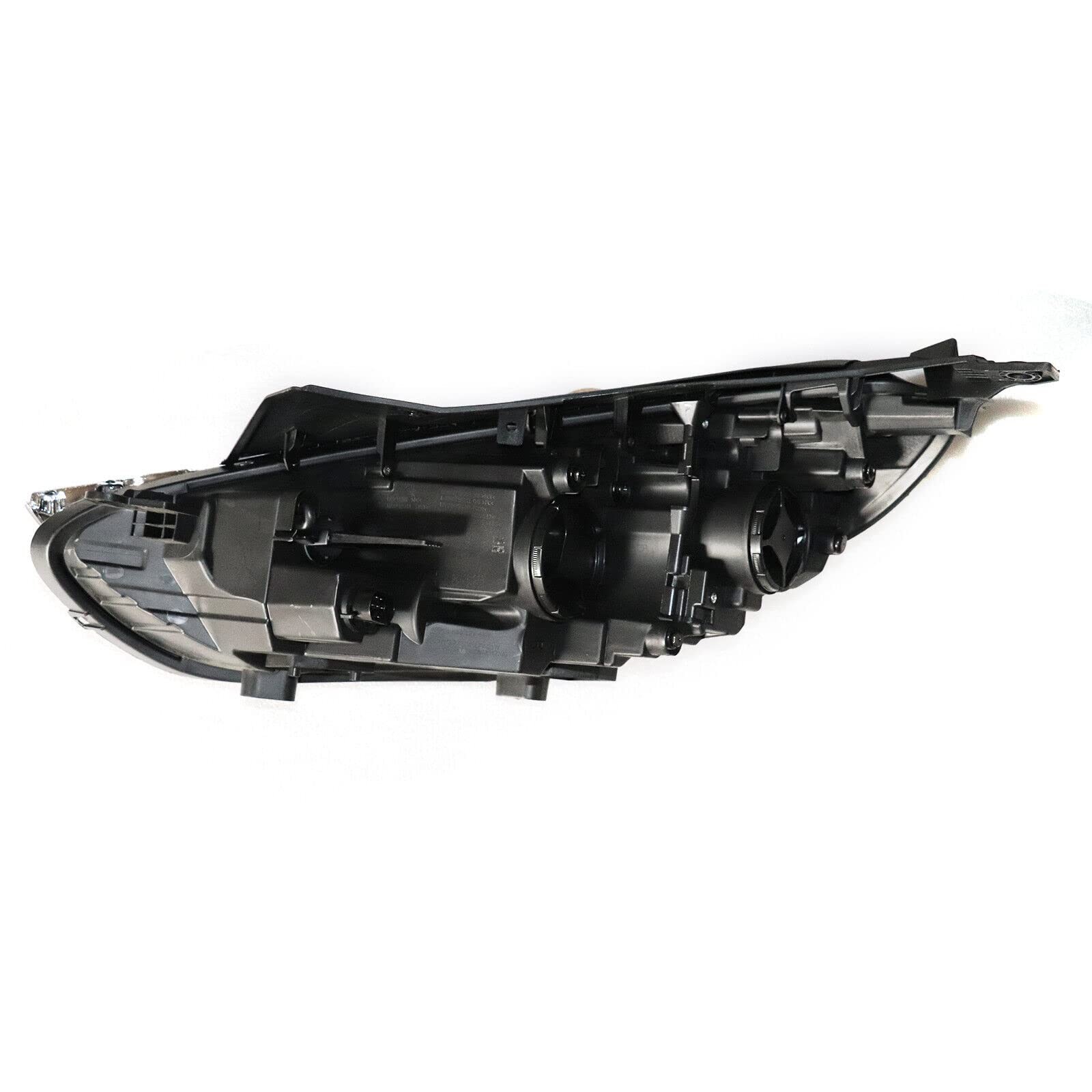 Sonata 2018 2019 Headlight Assembly Passenger Side Halogen Clear Lens Black