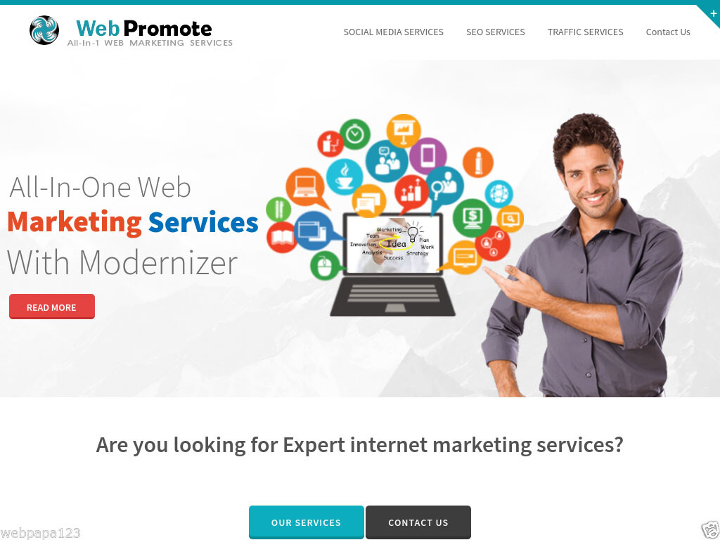 ReadyMade SEO Web Marketing Services Reseller Website – Updated PHP Version