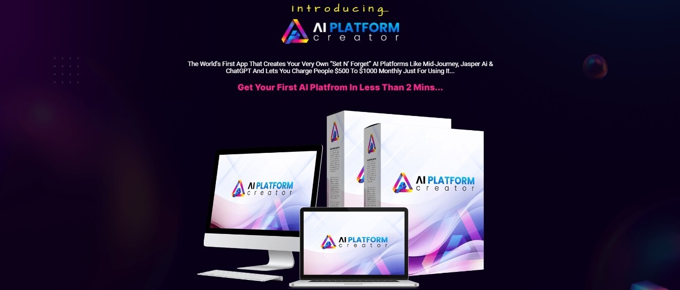 Ai platform creator Unlimited get your own AI Application today!