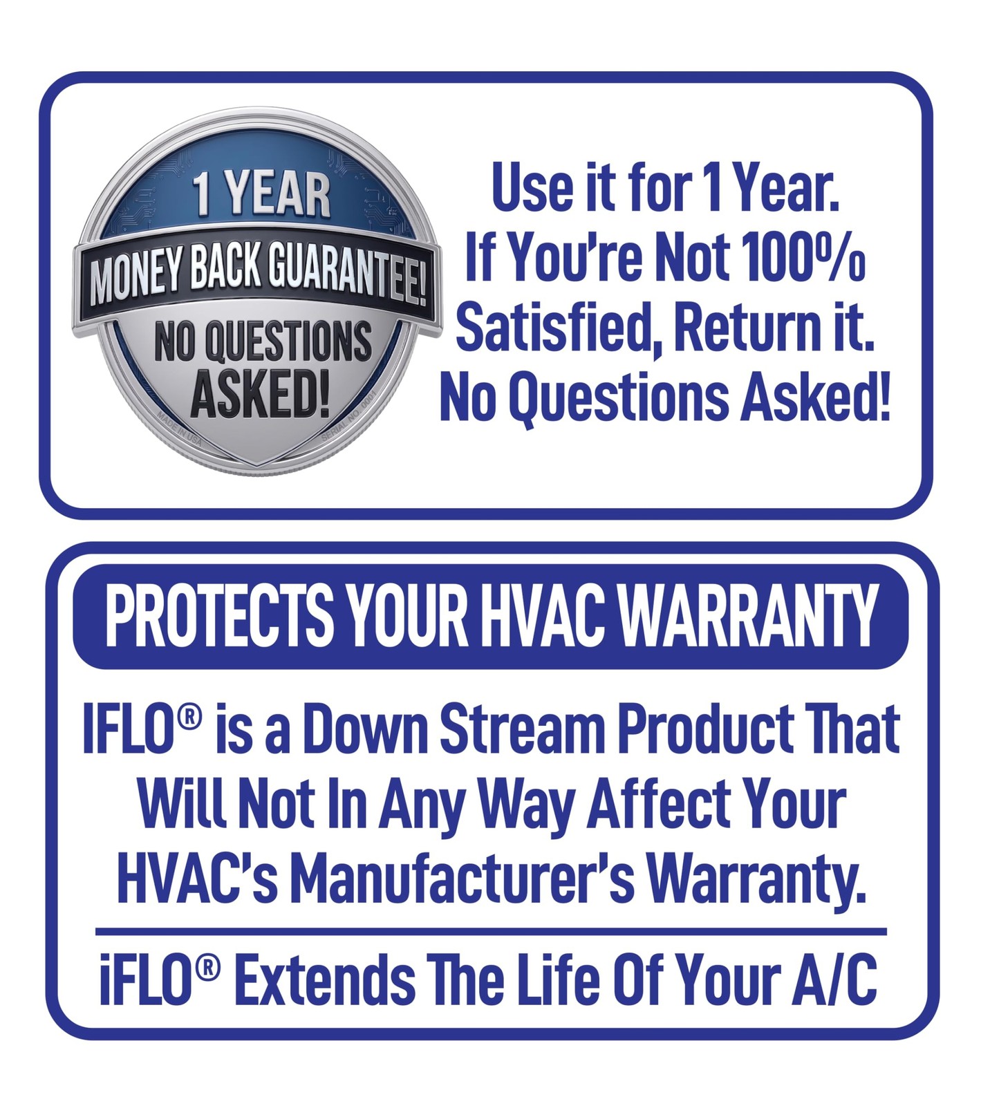 iFLO® Smart A/C Drain Line and Drain Pan Cleaner for HVAC System, Clog-Free