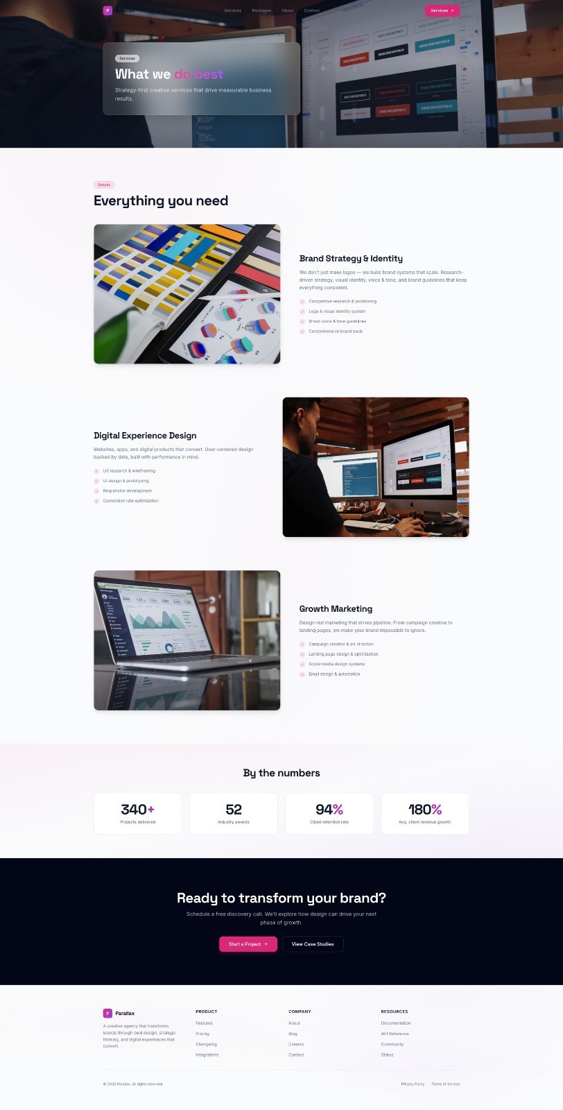 Premium Custom Website Design & Development – SEO Agency service Website