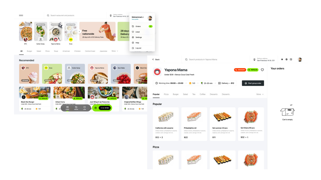 Foodigo Multi-Vendor Flutter Food Delivery Marketplace | Android, iOS, & Website