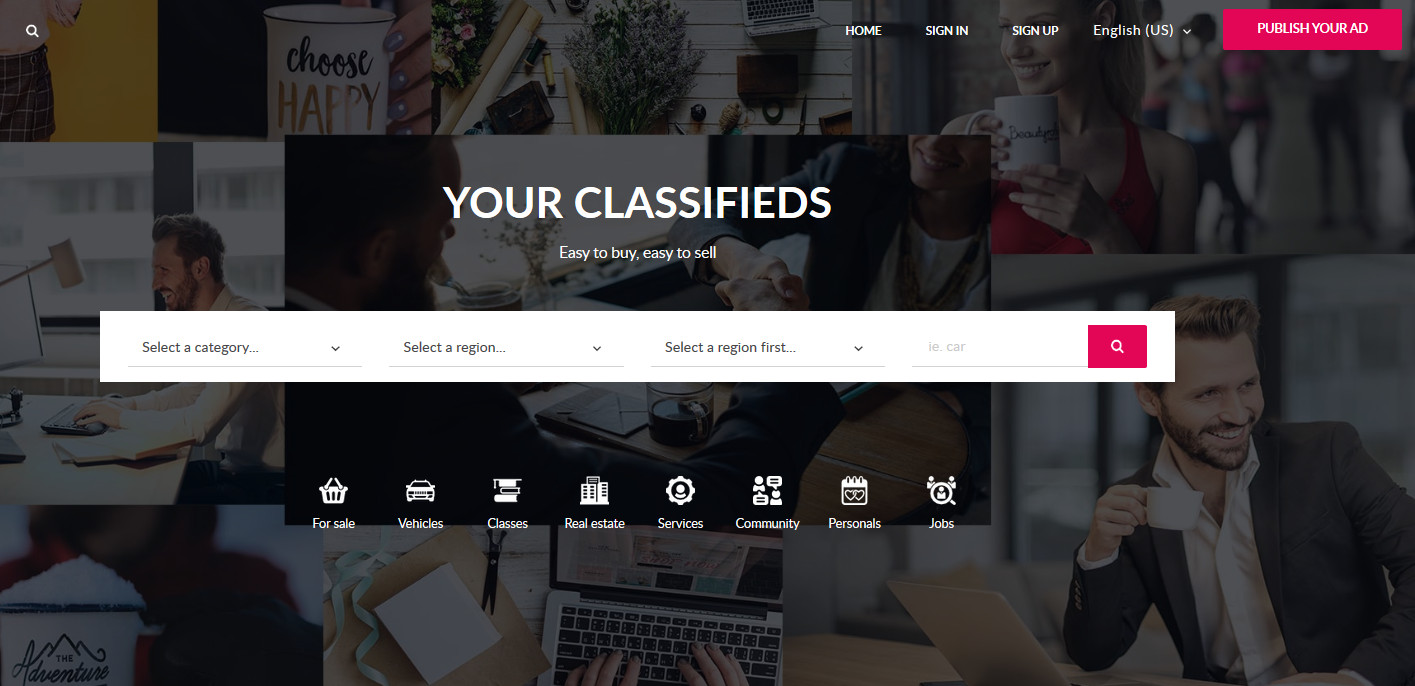 Classified Ads Website – Free Install + Hosting + SSL