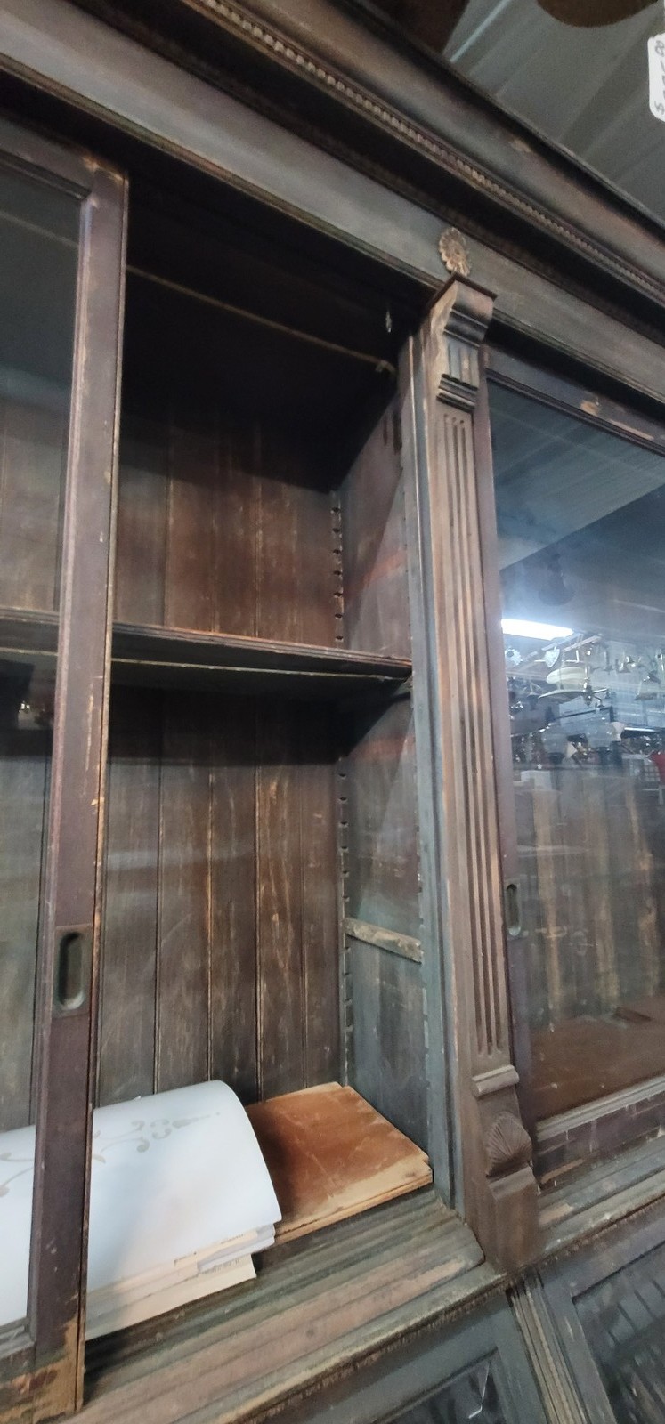 General Store Display Cabinet w/ Huge Storage 17 1/2′ Long x 8 1/2′ Tall GS00595