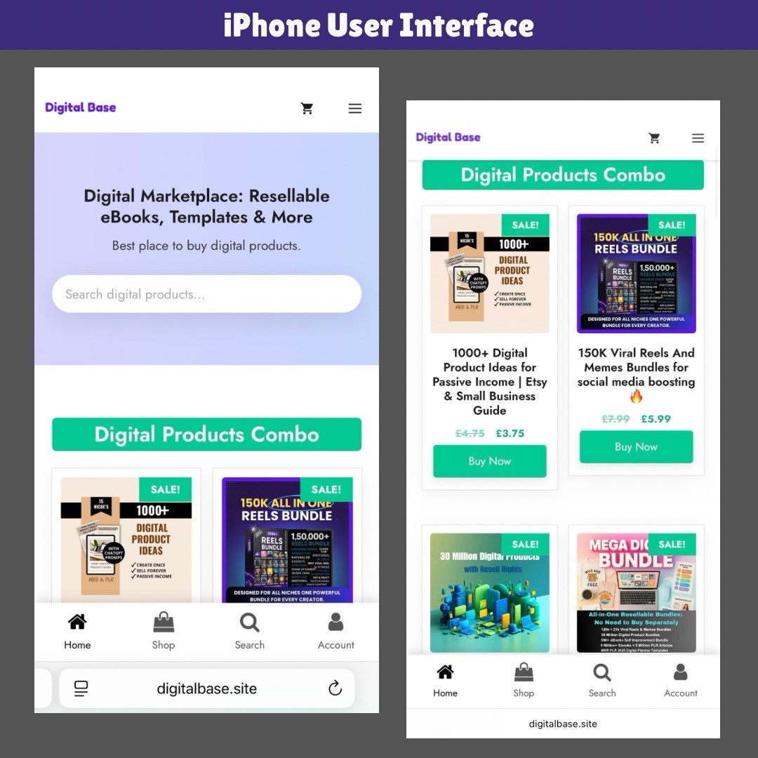 Established Profitable Digital Products Website for Sale with free setup