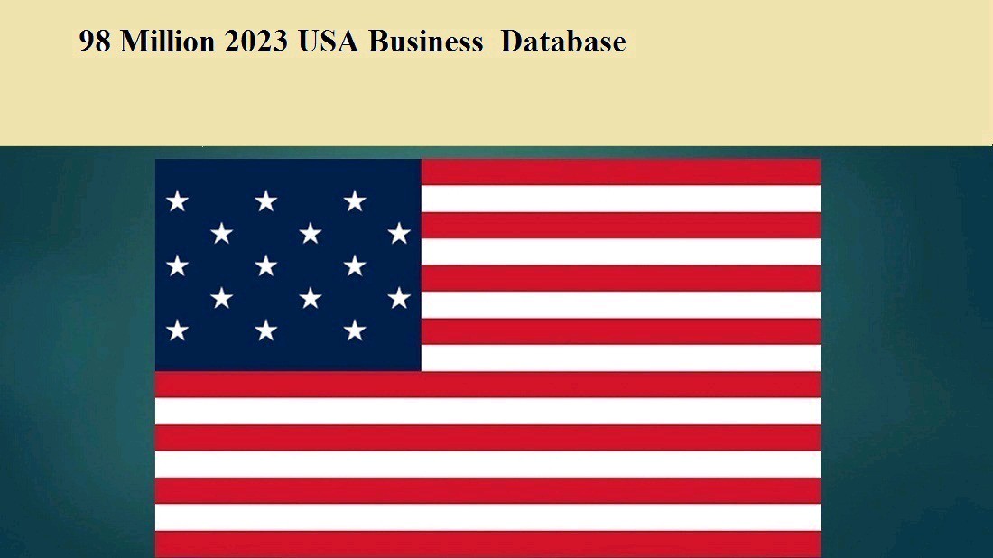 98 Million 2023 USA B2B Business Email Database Sales Leads list Marketing