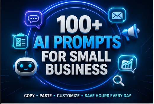 AI for Small Business 100+ ChatGPT Prompts Automation Guide Digital Download