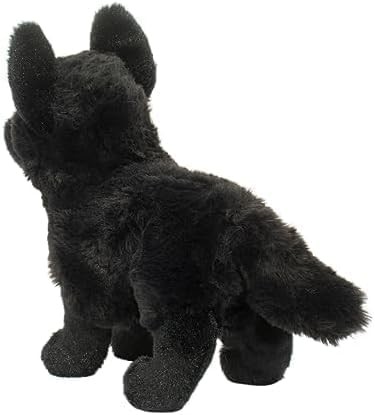 Douglas Harko Black German Shepherd Dog Plush Stuffed 8″ (20 cm) Long,