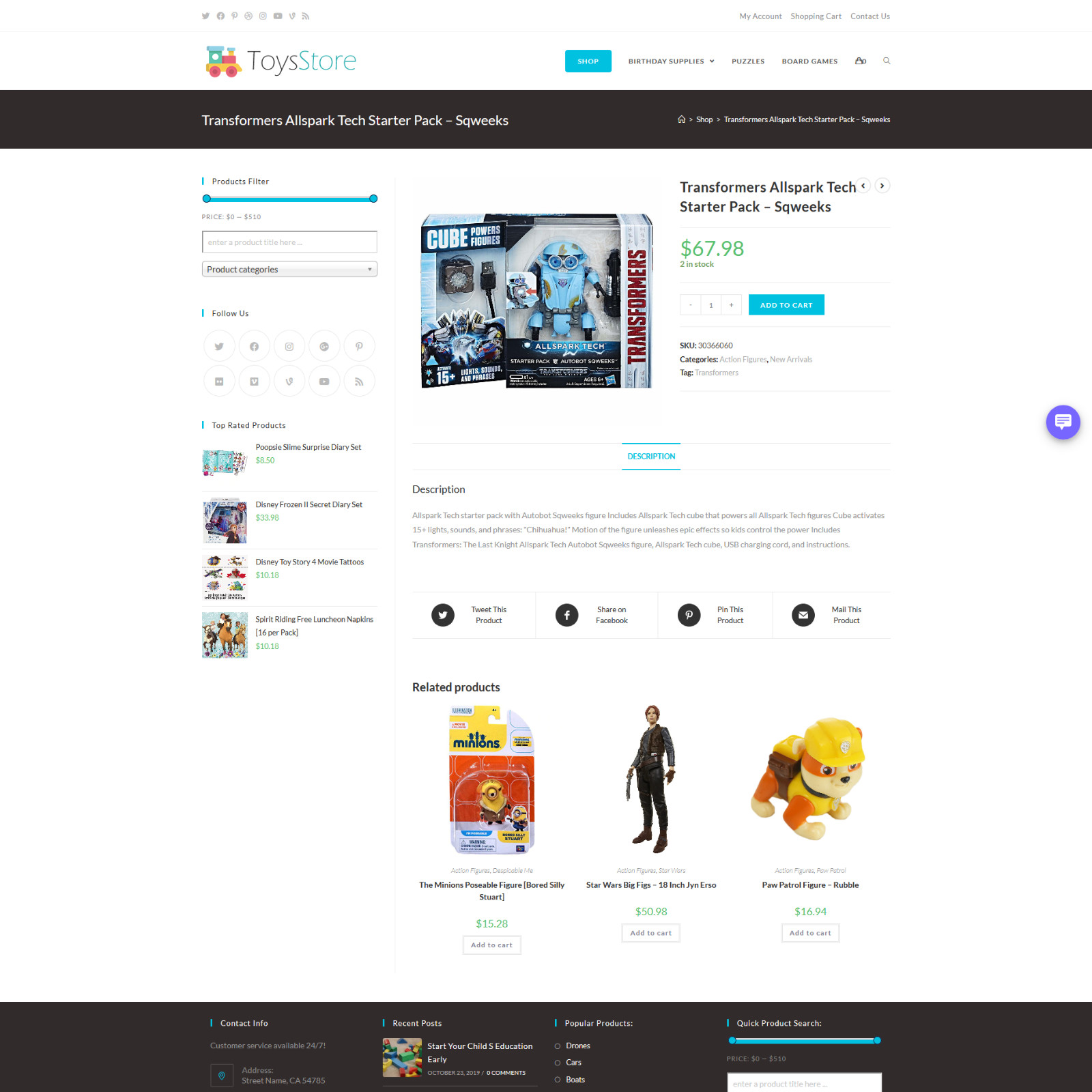 Professional Toys Niche Store Turnkey DropShip Website Business For Sale