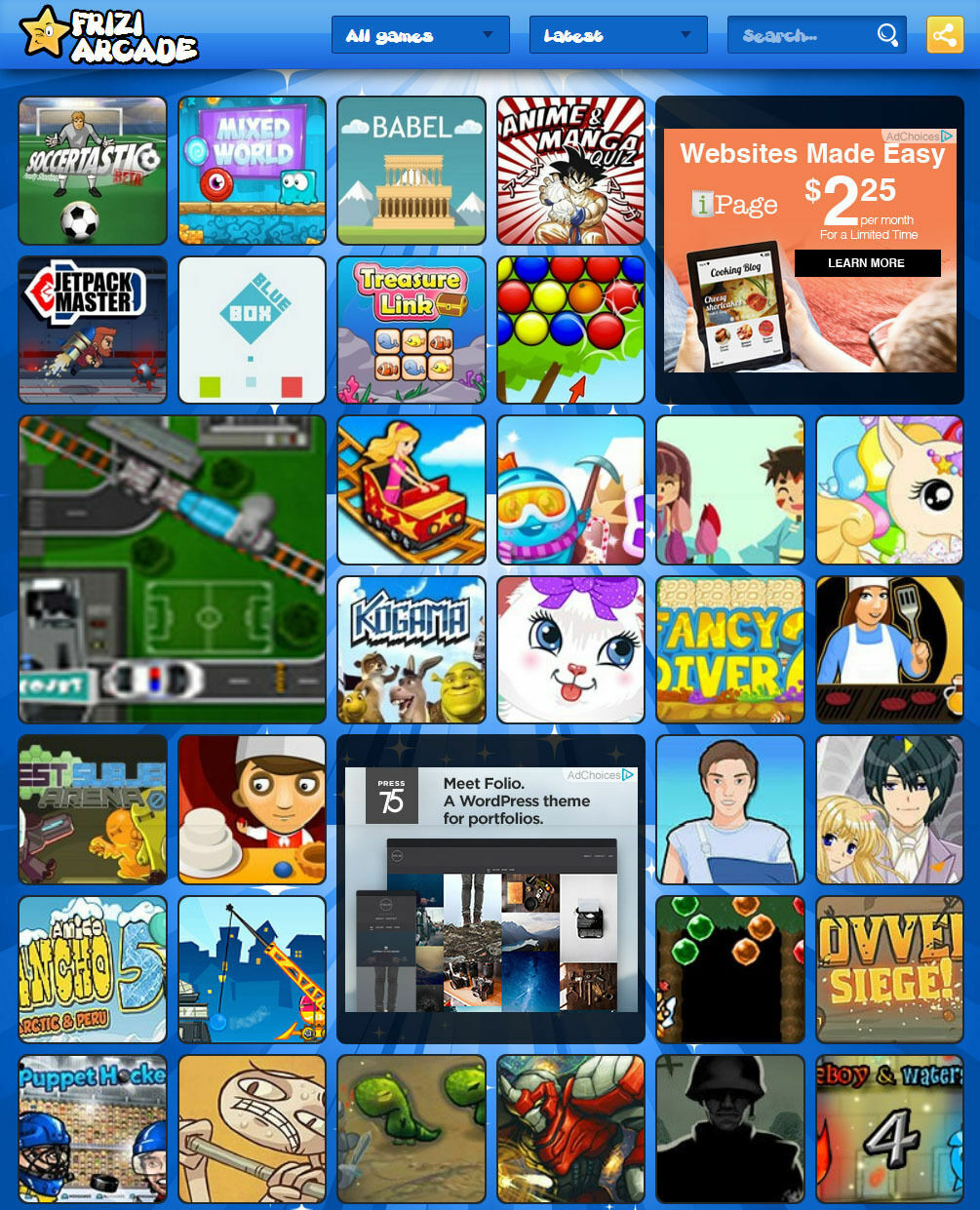 Online Games Website For Sale – 100% automated + Free Hosting with SSL