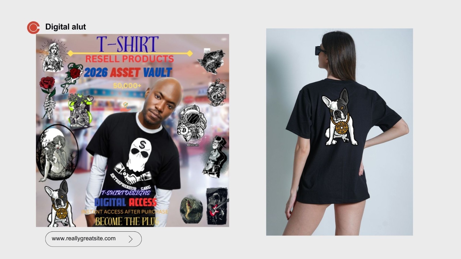 ⭐⭐50,000 Unique T-Shirt Designs | High-Quality Graphics for Print-on-Dem (PLR)⭐⭐