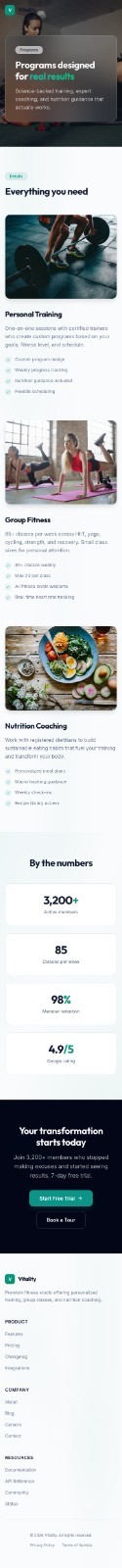 Premium Custom Website Design & Development – SEO Fitness service Website