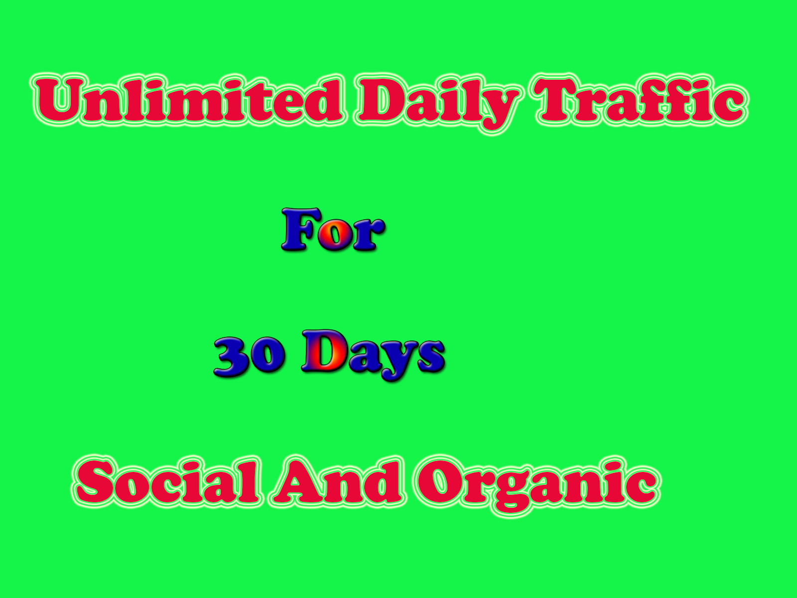 Targeted website traffic for 30 days – Drive Interested Buyers to your websites