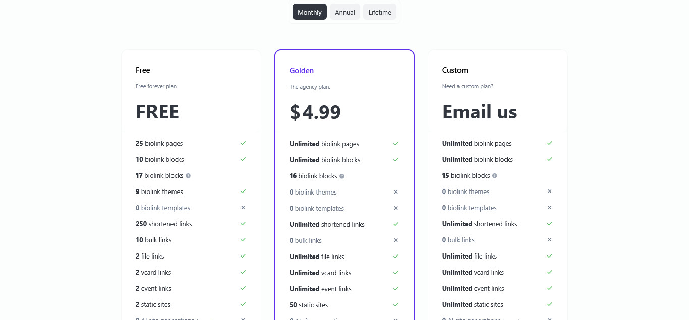 LinkBio – AI Landing Page Builder Bio Links URL Shortener, QR Codes | PHP Admin
