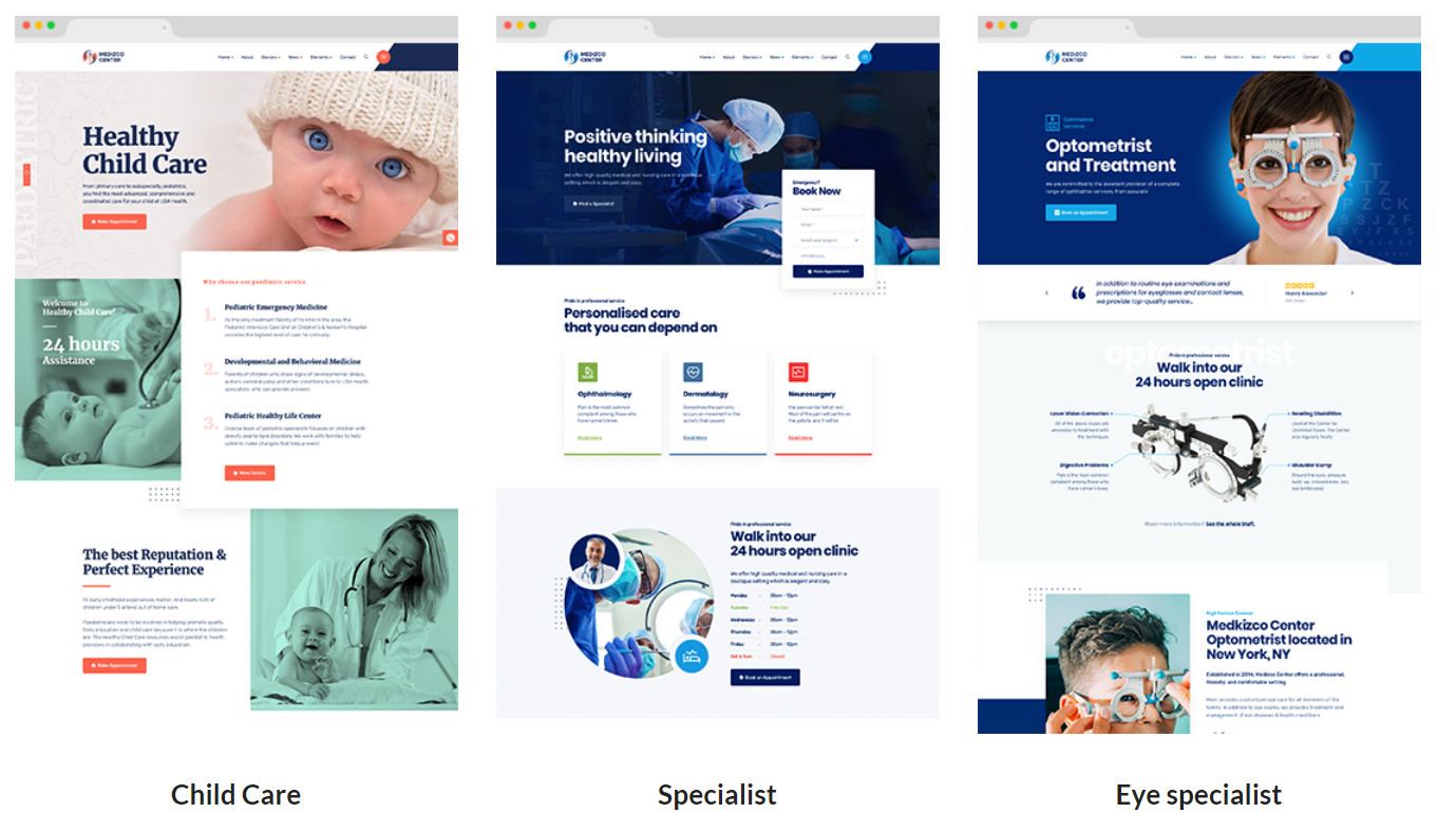 Medical, Dental HEALTH CARE CLINIC WEB SITE DESIGN Pages Free Domain Hosting SSL