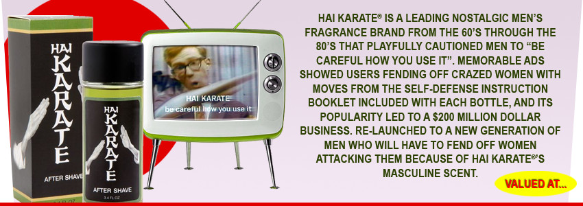 HAI KARATE- E-COMMERCE STORE FOR MEN’S PERSONAL CARE TRADEMARK FOR LICENSE/SALE
