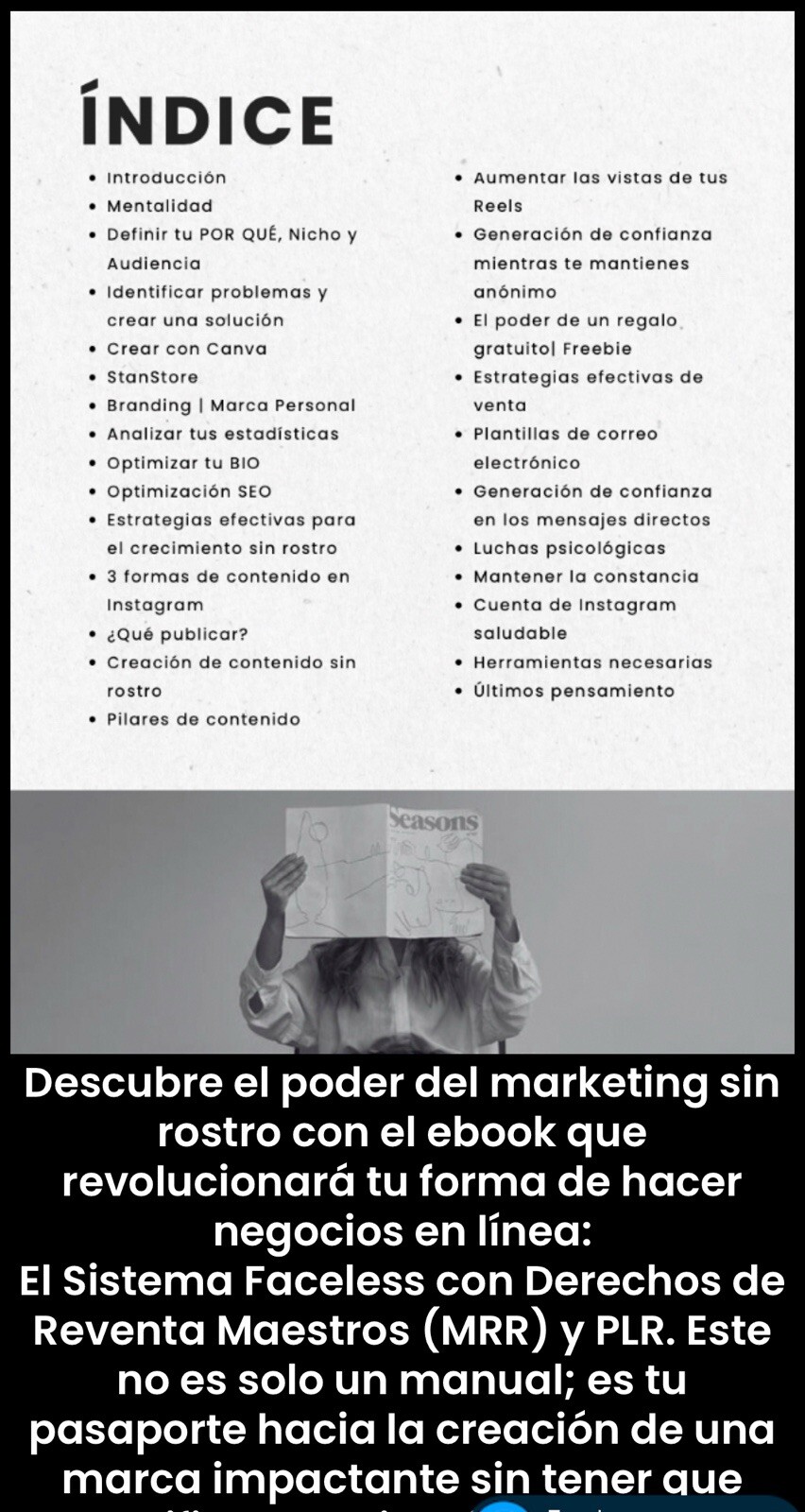 Super Guia Faceless en Español – Digital Product