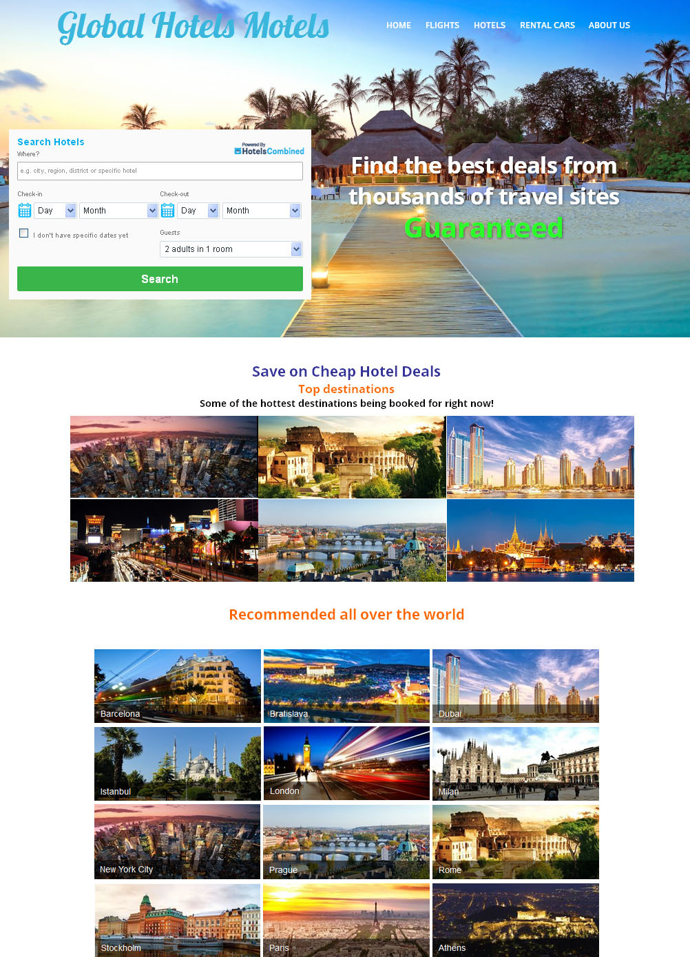 FLIGHT, HOTEL & CAR RENTAL Booking Affiliate Website + Free Host