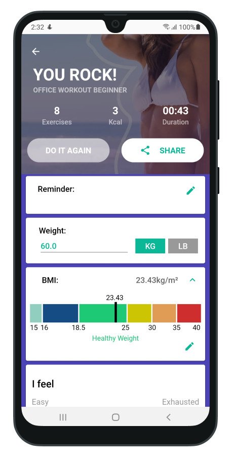 Women Weight Lose & Water Reminder App | Android Kotlin + AdMob + Firebase