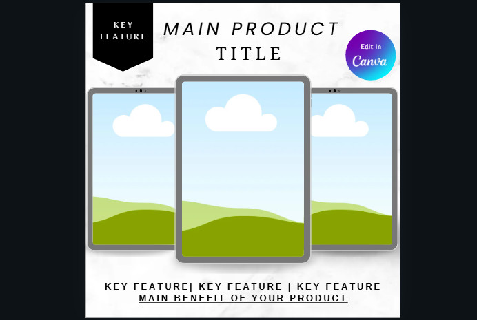 Digital Mock Up Templates 155 pg Edit in Canva For Digital Products w MRR Rights