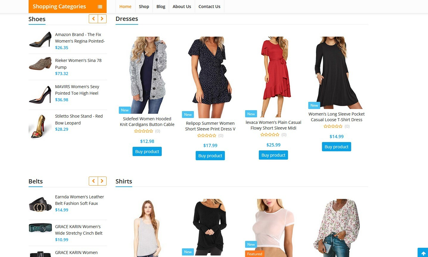 Amazon, eBay Affiliate DROPSHIPPING Website For Sale eCommerce Website
