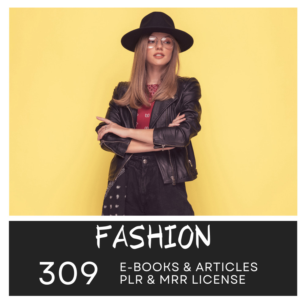 309 E-Books & Artikel zu Fashion in Englischer Sprache PLR u. MRR Lizenz