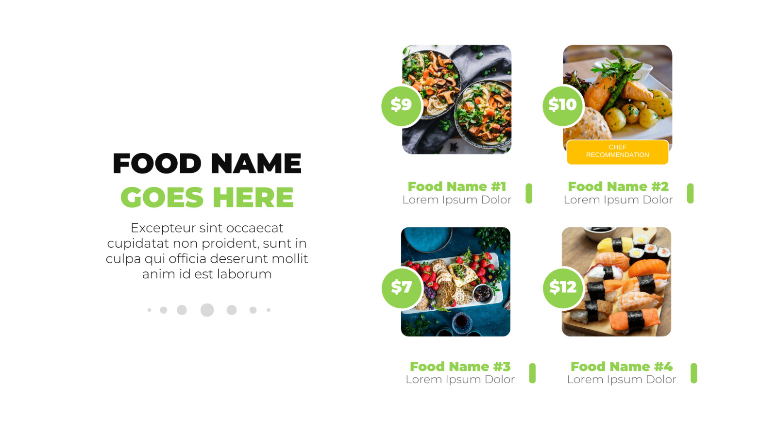 Horizontal Video Canva Template – Fast Food Promo Video