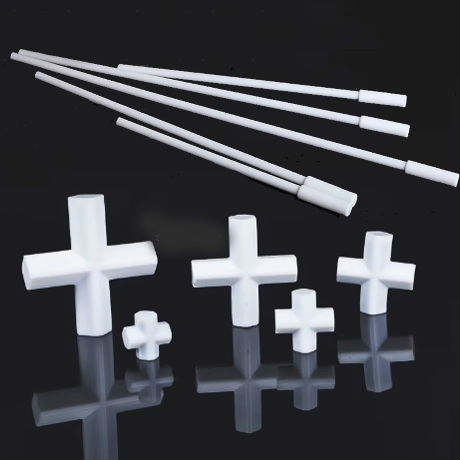1Pcs Magnetic Stirrer Stir Bar Magneton Stirring Rod PTFE Recovery Rod White